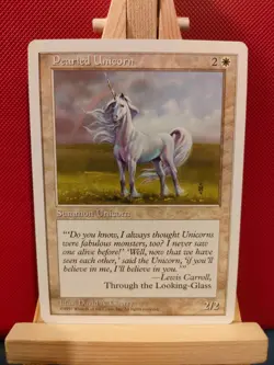 Pearled Unicorn - Fourth Edition (4th) - Excellent/LP - Uncommon - MTG - Image 1