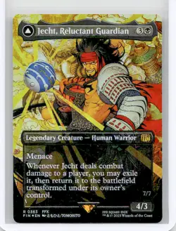 Near Mint or Better FOIL Jecht, Reluctant Guardian (Borderless) #363 W/Tracking - Image 2