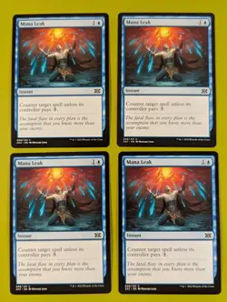 Mana Leak x4 Double Masters 2022 4x Playset Magic the Gathering MTG - Image 1