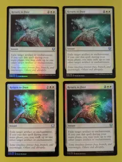 FOIL Return to Dust x4 Commander Legends 4x Playset Magic the Gathering MTG - Image 1