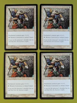 Conviction x4 Stronghold 4x Playset Magic the Gathering MTG - Image 1