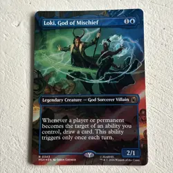 MTF Foil - Loki, God Of Mischief MTG NM -0343 MSH Foil - Image 1