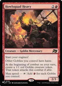 Howlsquad Heavy R The List Reprints 134 NM - Image 1