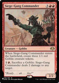Siege-Gang Commander R The List Reprints 136 NM - Image 1