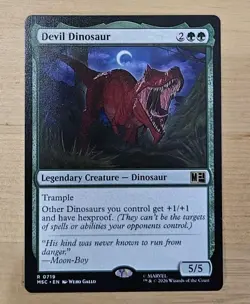 Devil Dinosaur Commander: Marvel Super Heroes Foil - Image 2
