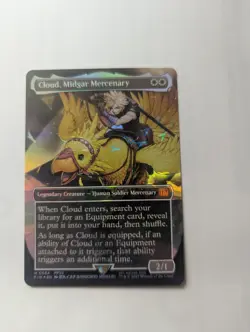 Cloud, Midgar Mercenary (Borderless) (Chocobo Track Foil) Final Fantasy Foil - Image 1