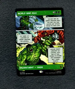 World War Hulk [Foil] 304 MTG Marvel Super Heroes Rare Foil NM - Image 1