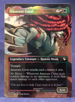 Amarant Coral (Borderless FOIL) MTG Commander: Final Fantasy - NM - Image 1