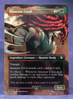 Amarant Coral (Borderless FOIL) MTG Commander: Final Fantasy - NM - Image 3