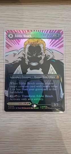 Eddie Brock Venom | Foil | Borderless | MTG | SPM | Near Mint | English EN - Image 2