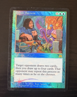 2002 Trade Secrets FOIL [Onslaught] Rare MTG Legacy/Vintage/EDH Fast Shipping - Image 1
