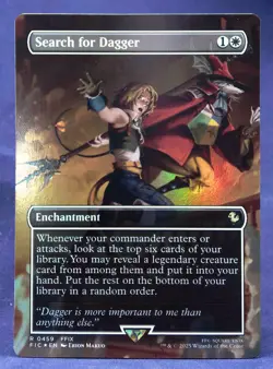 Search for Dagger (Borderless FOIL) MTG Commander: Final Fantasy - NM - Image 1