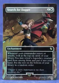 Search for Dagger (Borderless FOIL) MTG Commander: Final Fantasy - NM - Image 3