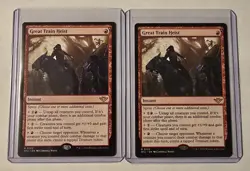 MTG Great Train Heist Outlaws of Thunder Junction Regular NM - Image 1