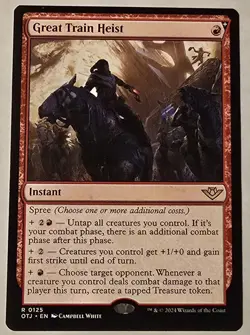 MTG Great Train Heist Outlaws of Thunder Junction Regular NM - Image 2