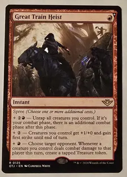 MTG Great Train Heist Outlaws of Thunder Junction Regular NM - Image 4