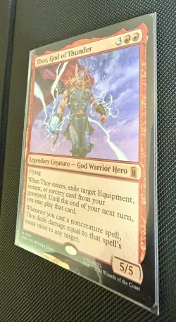 Thor, God of Thunder Mythic Regular 0156 Marvel Super Heroes MTG ENG 5/5 - Image 5