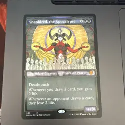 MTG Sheoldred, the Apocalypse 331 Dominaria United NM Textured Foil - Image 1