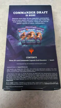 MTG - Magic The Gathering Commander Legends 3- Booster Draft Pack Sealed - Image 2