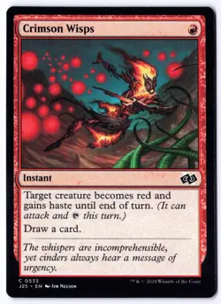 Crimson Wisps J25 533 Magic: The Gathering C NM - Image 1