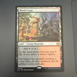 Wizards of the Coast Blood Crypt 0262 Land MTG English Swamp Mountain - Image 1