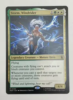 MTG Marvel Super Heroes - Storm, Windrider (#0230) Rare (NM) - Image 1