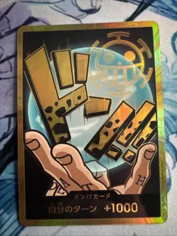 One Piece TCG Traflagar Law Don Card Gold Japanese PRB-01 - Image 1