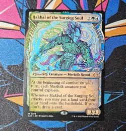 Hakbal of the Surging Soul NM Showcase MTG Lost Caverns Of Ixalan Unplayed Magic - Image 1