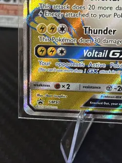 Pokemon Card TCG - Raichu GX SM90 Full Art - Sun & Moon Promo - Near Mint - Image 4