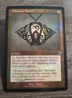 MTG Mishra's Bauble FOIL Retro Frame ( The Brothers War) LP+ - Image 1