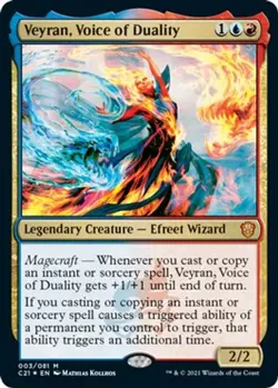 Veyran, Voice of Duality [Commander 2021 Foil - 3] NM - Image 1