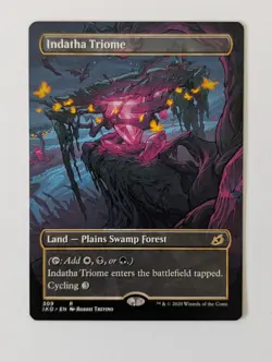 MTG: Indatha Triome 309 (Showcase): Ikoria: Lair of Behemoths Near Mint Non Foil - Image 1