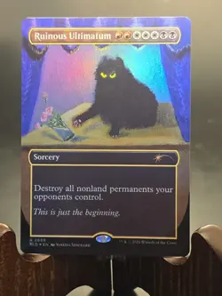 Ruinous Ultimatum (2689) Secret Lair Drop MTG Foil Near Mint - Image 1