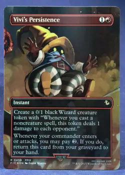 Vivi's Persistence (Borderless FOIL) MTG Commander: Final Fantasy - NM - Image 3
