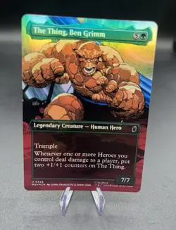 Wizards of the Coast MTG The Thing, Ben Grimm Uncommon 0322 Foil Borderless - Image 1