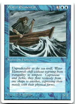 MTG Water Elemental Fourth Edition 4ED #115 uncommon LP $SALE$! - Image 1