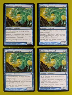 Tideforce Elemental x4 Worldwake 4x Playset Magic the Gathering MTG - Image 1