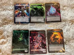 MTG MOM Japanese Limited Edition Plastic Token Set 007-012 Sealed - Image 1