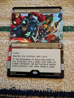 Avengers Assemble! (Borderless) (0297) Marvel Super Heroes Foil - Image 1