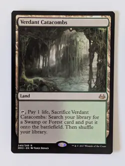 MTG Verdant Catacombs Modern Masters 2017 MM3 #249 Non-Foil NM Magic Card - Image 1