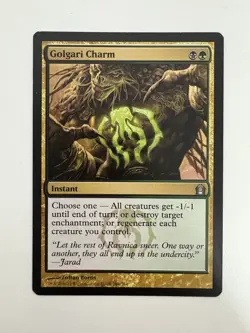 Golgari Charm MTG Magic the Gathering Card LP Lightly Played RTR - Image 1