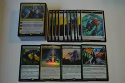 MTG CCG ADAPTIVE ENCHANTMENT Commander 2018 Complete Deck NM Near Mint - Image 1