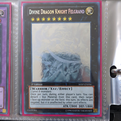Yu-Gi-Oh! Divine Dragon Knight Felgrand SHSP-EN056 1st Ed Ghost Rare - Image 1