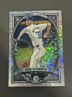 2026 Bowman Jacob Misiorowski RC - Bowman Sterling #BST-13 Mini Diamond #23/150! - Image 1