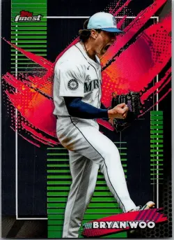 2026 Topps Finest #237 Bryan Woo Rare - Image 1