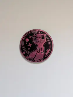 Pokemon TCG: 1x Promo Coin - Pink Mew Flip Coin - Image 1