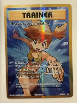Misty's Determination (Full Art) 108/108 Evolutions Holo - Image 1