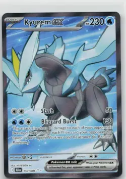 Kyurem ex Holo Ultra Rare SV: Black Bolt 157/086 NM - Image 1