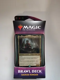 SAVAGE HUNGER (Brawl Deck) Magic the Gathering Throne of Eldraine Sealed New - Image 1