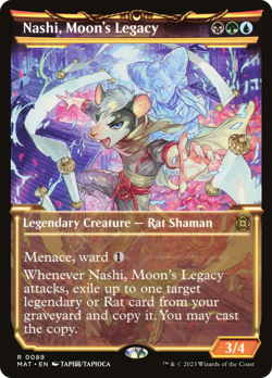 Nashi, Moon's Legacy (Showcase) #89 (LP) March of the Machine MAT Magic MTG - Image 1